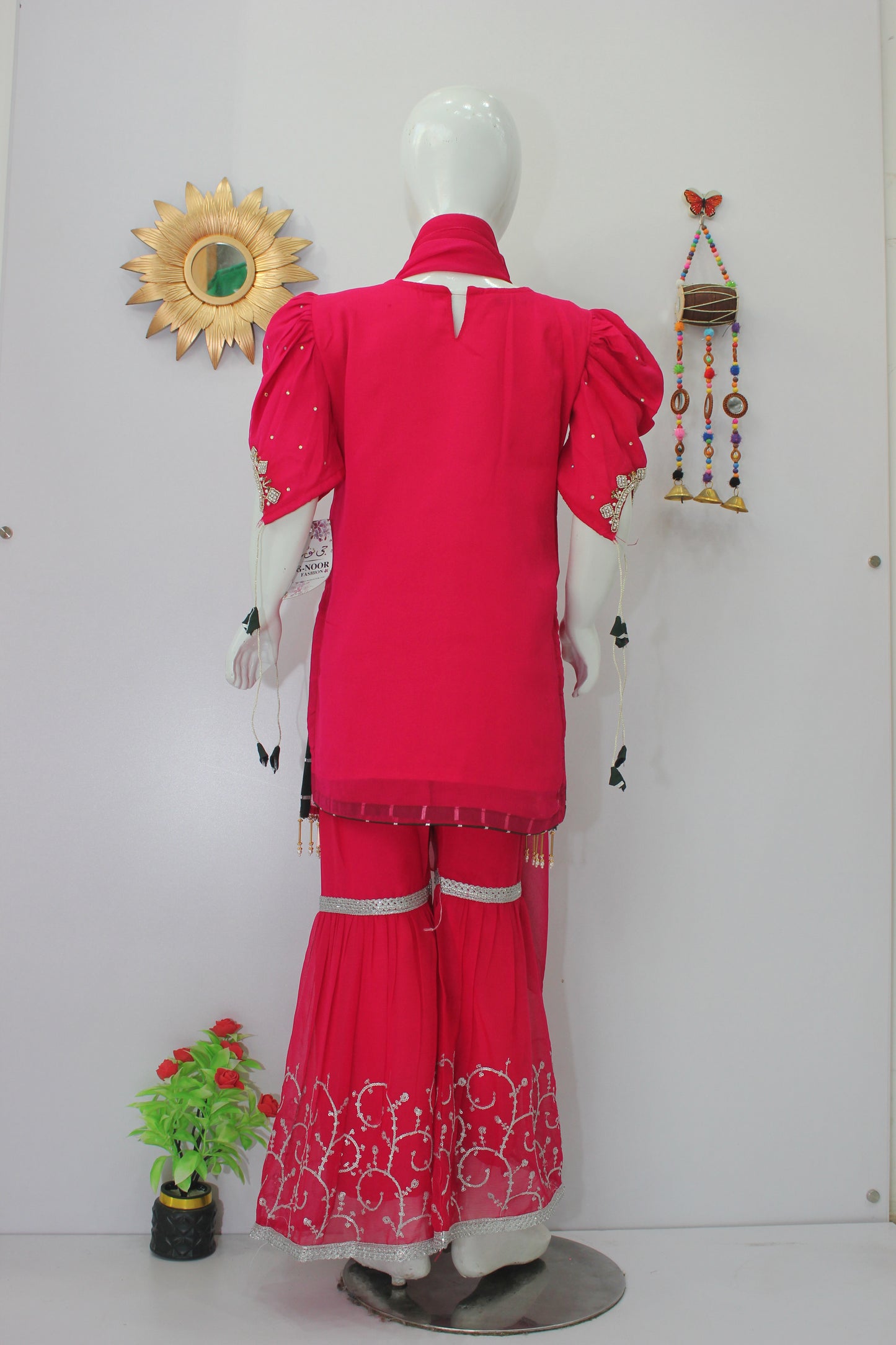 Handmade Embroidered 3 Piece Dress