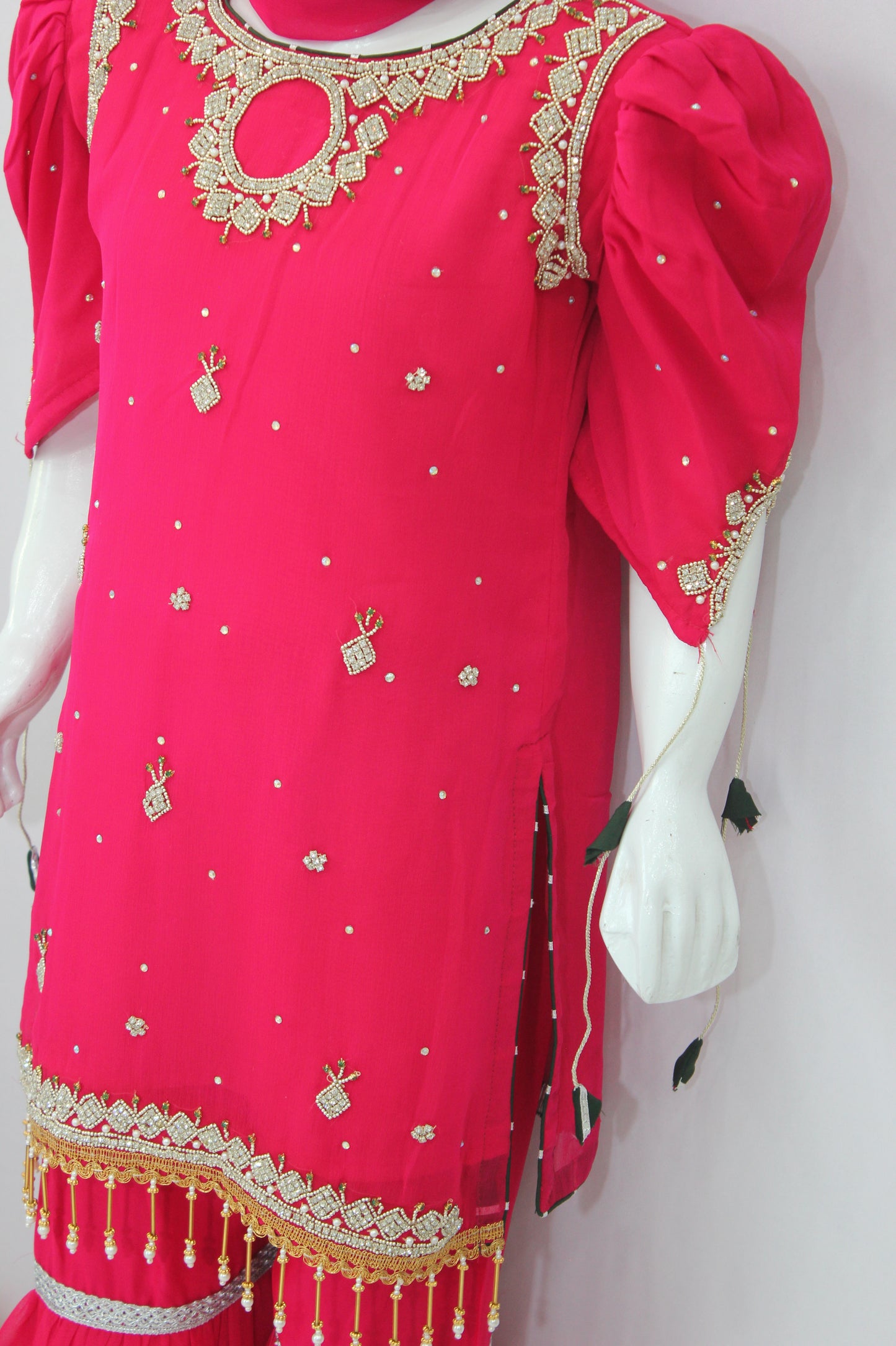 Handmade Embroidered 3 Piece Dress