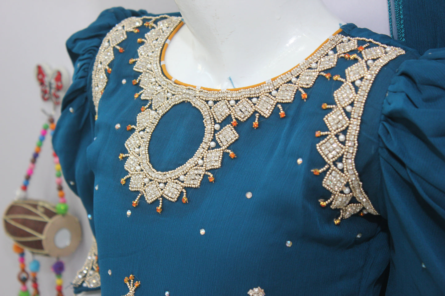 Handmade Embroidered 3 Piece Dress