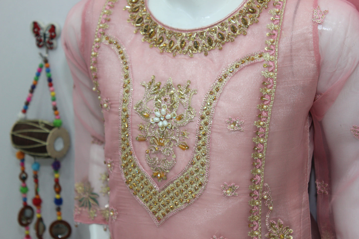 Organza gharara 3 Piece Dress