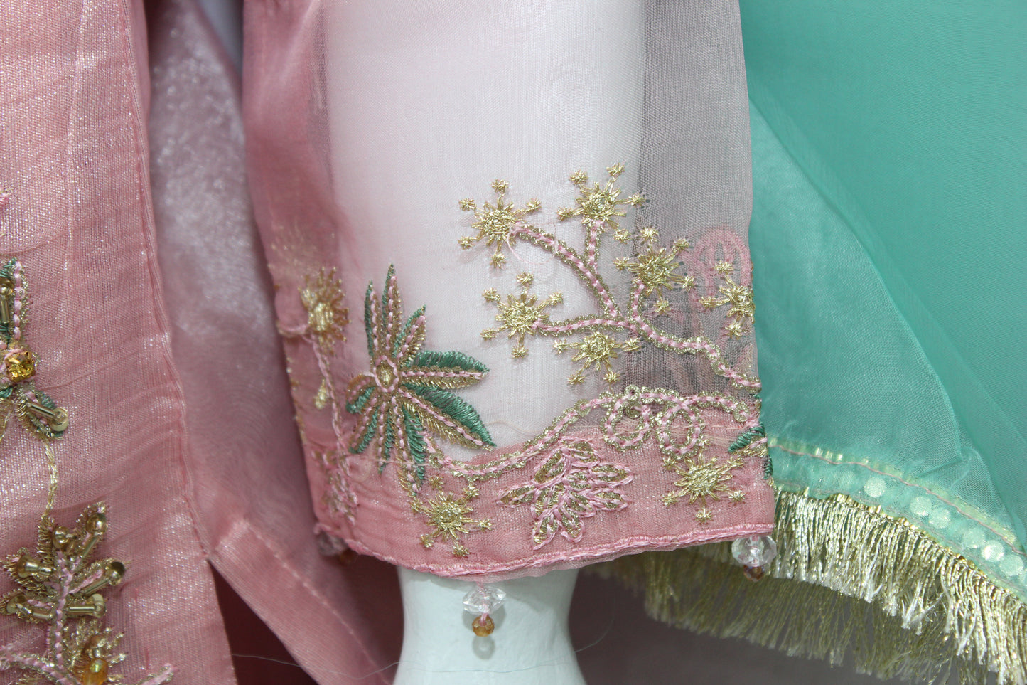 Organza gharara 3 Piece Dress